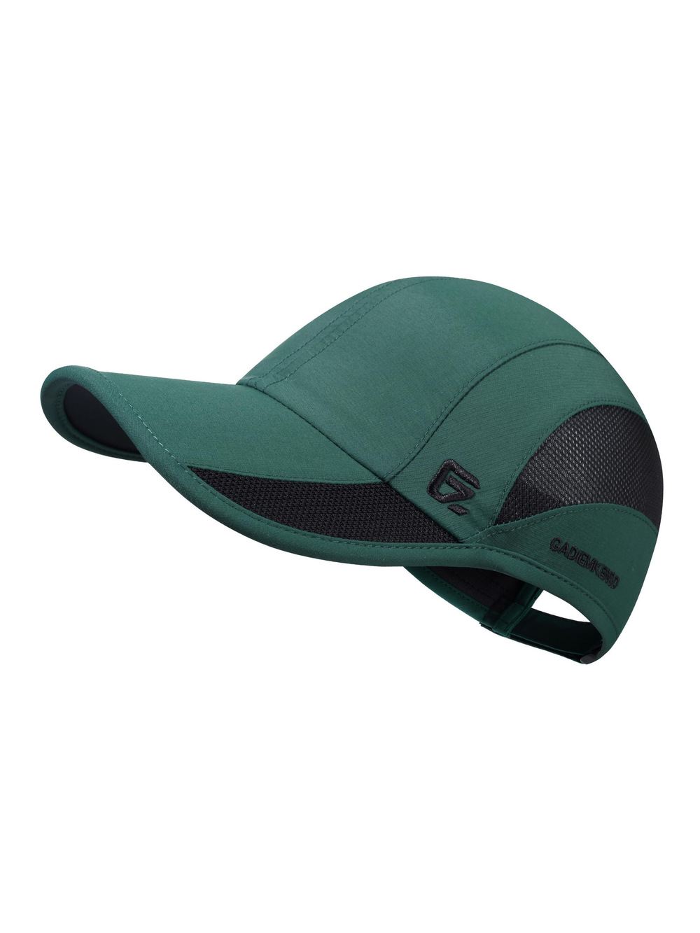 Quick Dry Run Hat Cooling Breathable Mesh | Blackish Green | Size 6 7/8-7 1/4